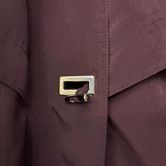 FS Limited Purple Double Lined Removable Hood Zipper Toggle Parka Coat. Sz M - Picture 2 of 15